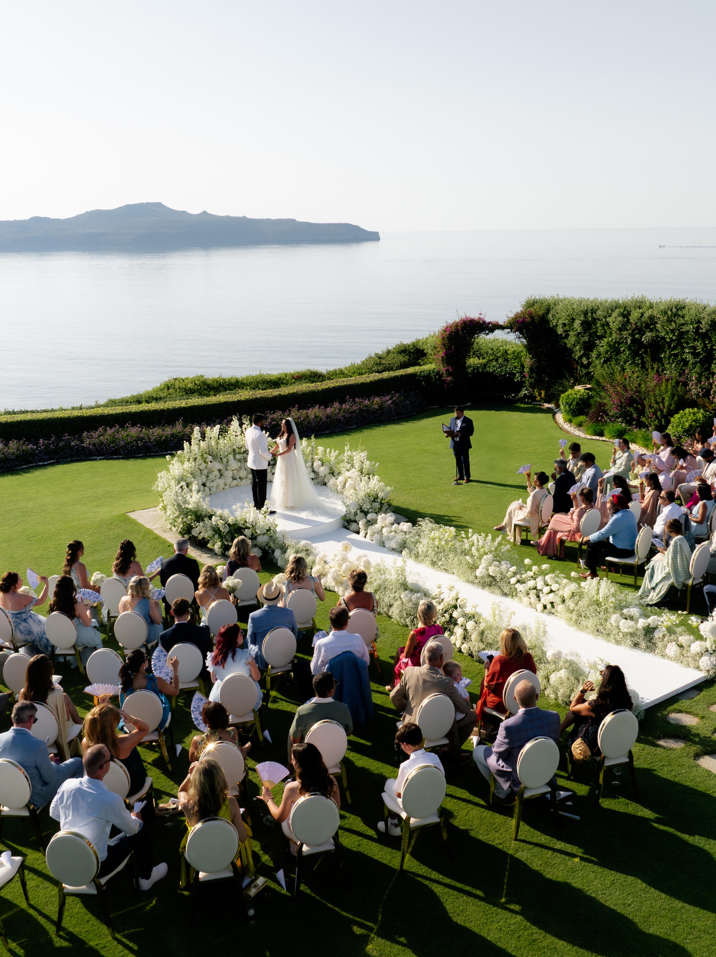 Wedding Ceremony, Sea View by En Kipo. Photo Credit: Fotis Sid Photography