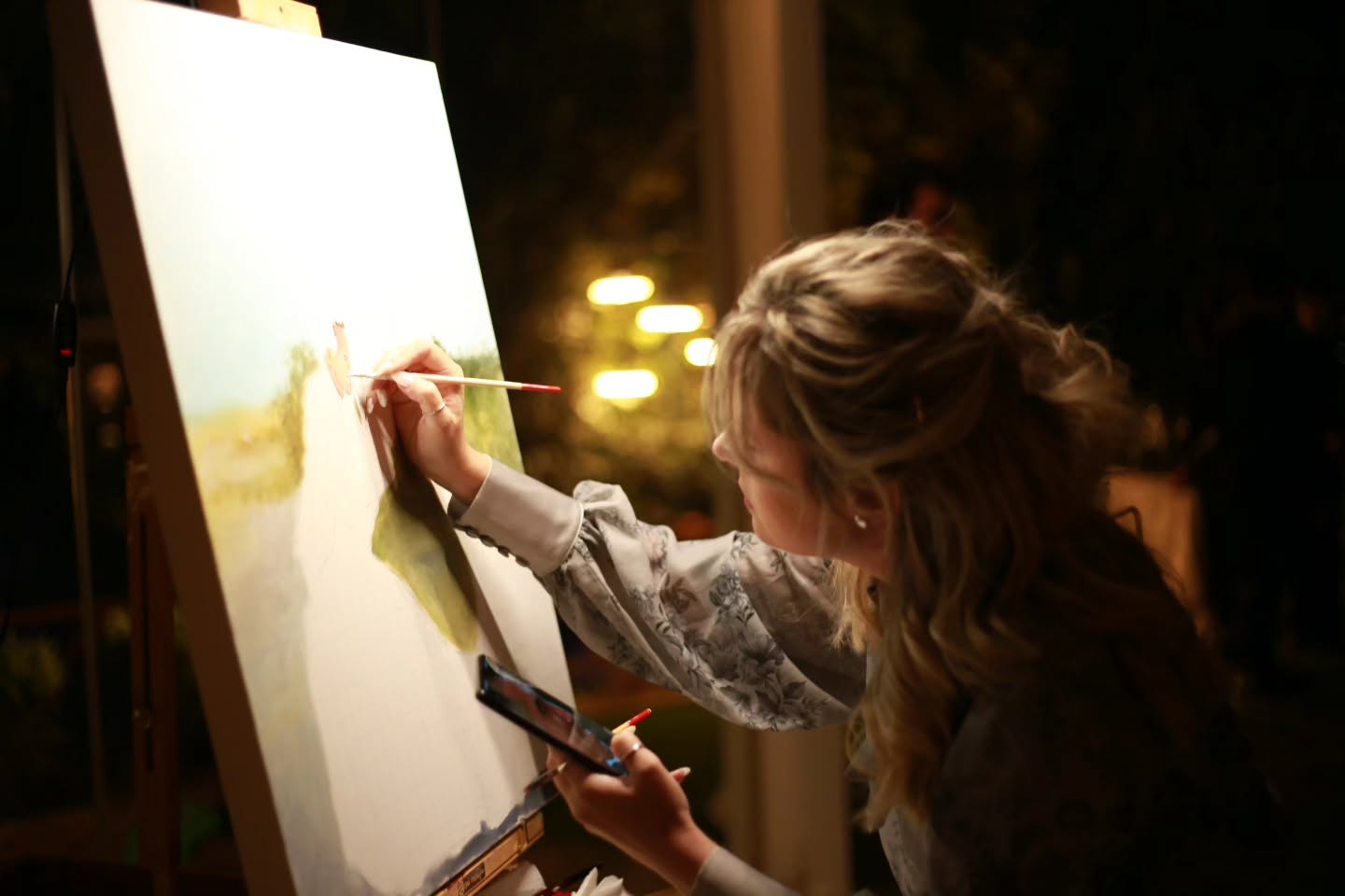 Angela Yfantidou - Live Wedding Painter